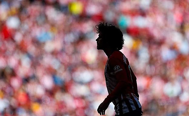 Griezmann, durante el partido del Atlético ante el Sevilla. 