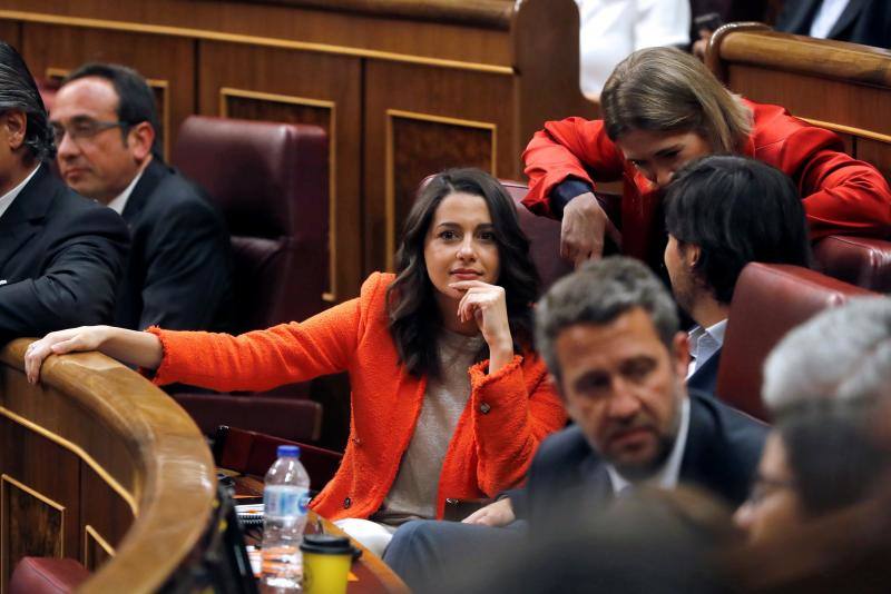 En la mañana de este martes ha echado andar la XIII legislatura de la democracia española con la constitución del Congreso. Os dejamos las imágenes más curiosas del hemiciclo. 