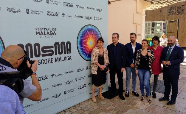 Los organizadores del Mosma, en la presentación de la cuarta edición.