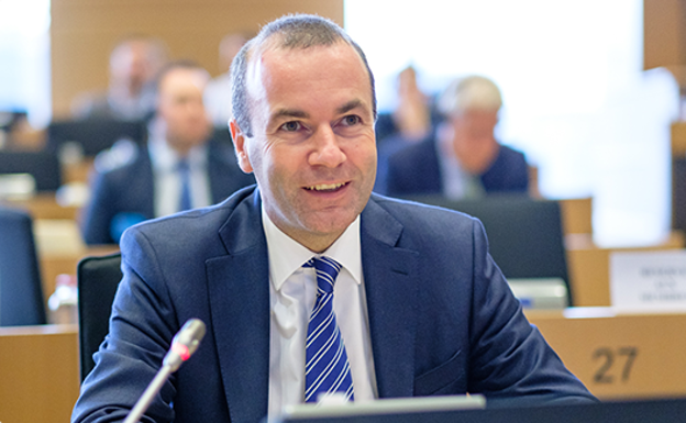 Manfred Weber, líder del Partido Popular Europeo. 