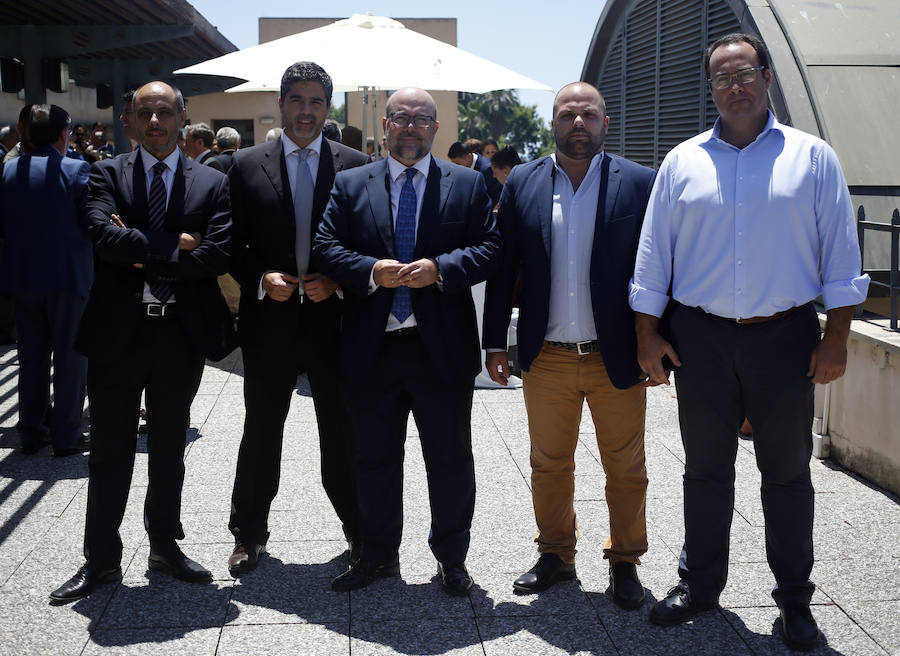 Juan Buen Día, Daniel Torres, José Manuel Castellano, Javier Lafuente y Fermín Encuentra.