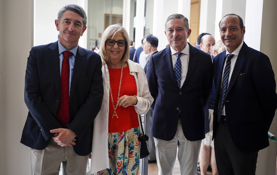 Antonio Pérez Carreño, Adelaida de la Calle, Juan de Montes y Tomás Azorín.