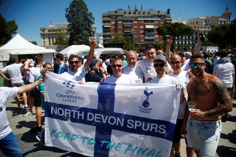 Fotos: Gran ambiente en Madrid en la previa de la final de la Champions