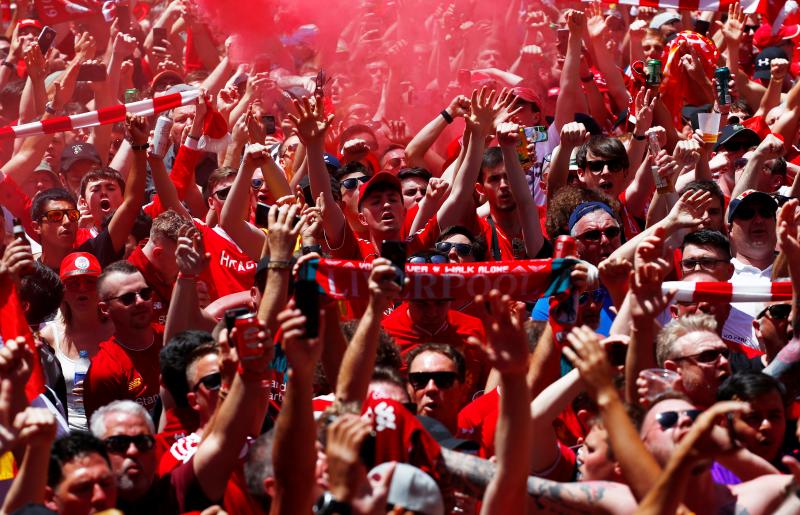 Fotos: Gran ambiente en Madrid en la previa de la final de la Champions