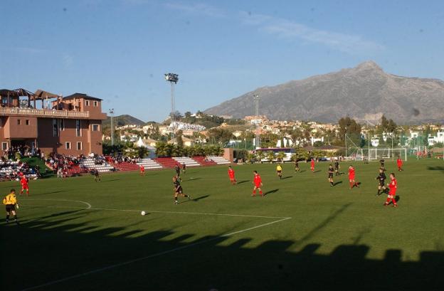 Vista de las instalaciones de Marbella Football Center en las que entrenan decenas de clubes europeos en invierno. :: sUR