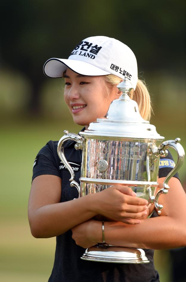 La golfista surcoreana se mostró muy sólida durante todo el torneo. :: reuters