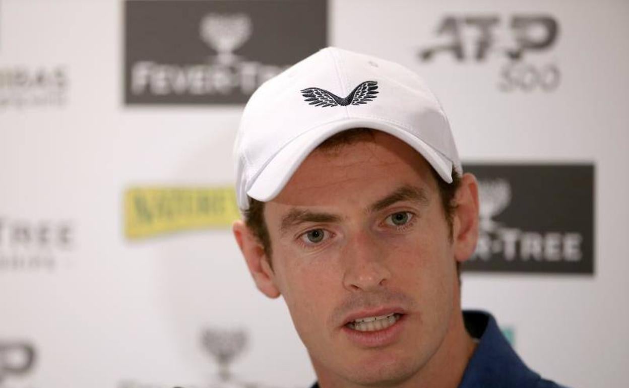 Andy Murray, en rueda de prensa. 