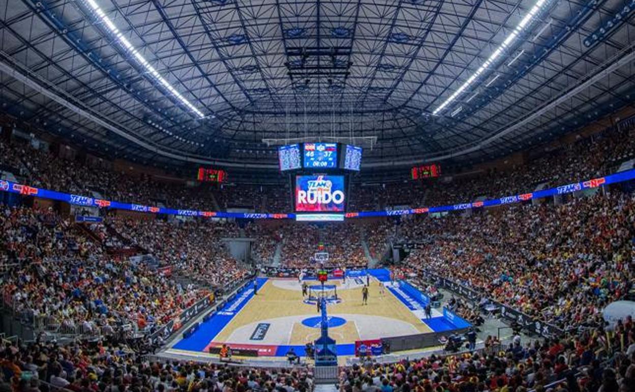 El Palacios de los Deportes Martín Carpena de Málaga durante un encuentro pasado de la Selección Española de baloncesto.