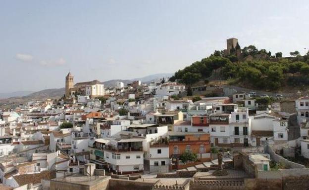 Vista panorámica del casco urbano veleño. 