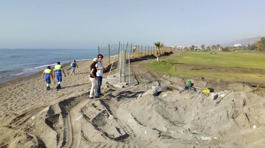 Parte de la alambrada del Campo de Golf ha sido retirada.