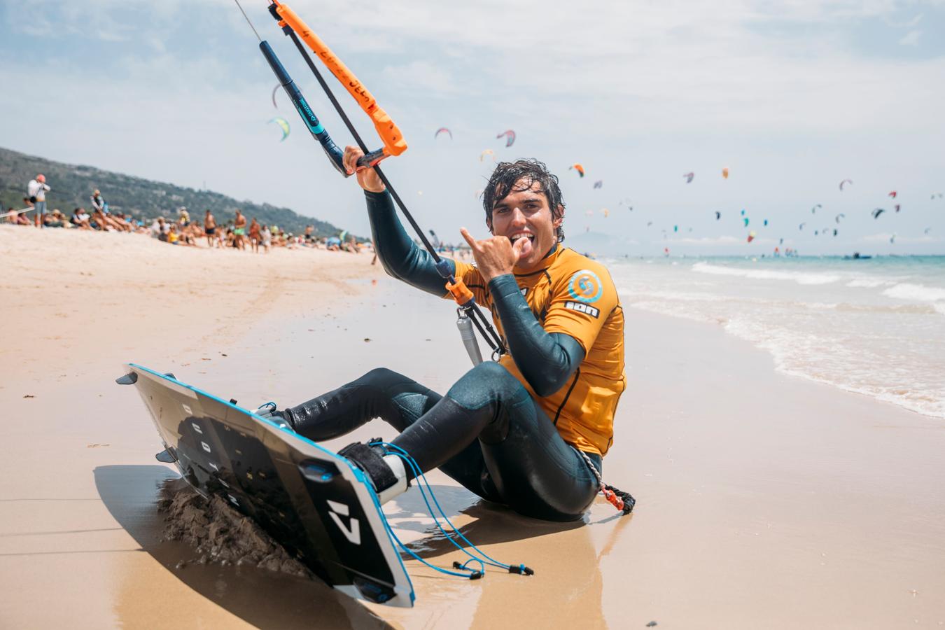La celebración del mundial de kitesurf en Tarifa. 