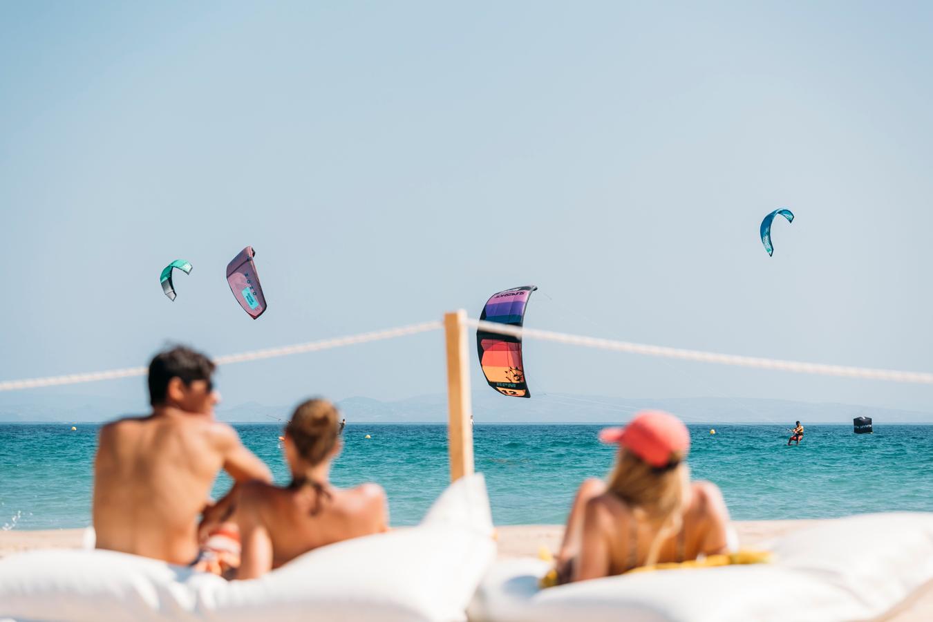 La celebración del mundial de kitesurf en Tarifa. 