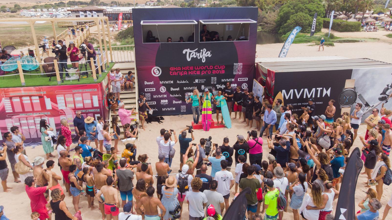 La celebración del mundial de kitesurf en Tarifa. 