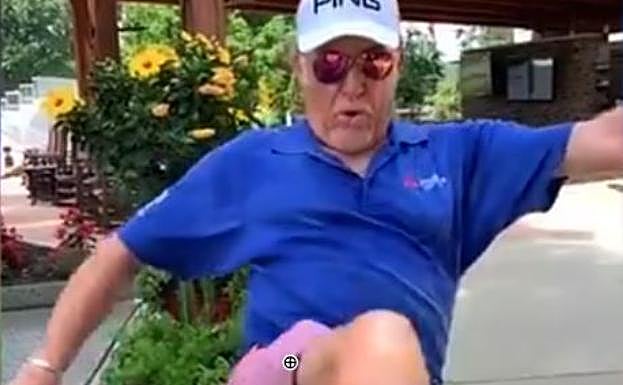 Jiménez mostró su elasticidad durante el reto.