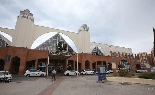 Actual estación de autobuses, en el paseo de los Tilos. 