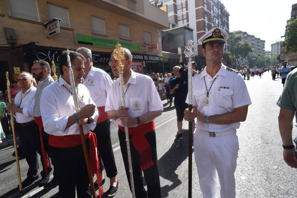 Procesión de la Virgen del Carmen en El Palo.