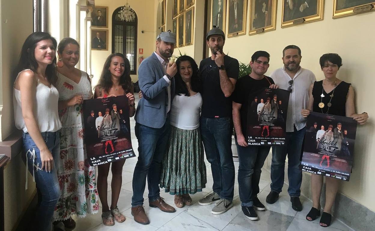 Presentación de la obra en el Ayuntamiento de Málaga 