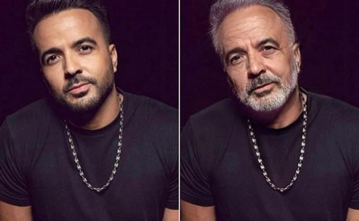 El antes y el después de Luis Fonsi.