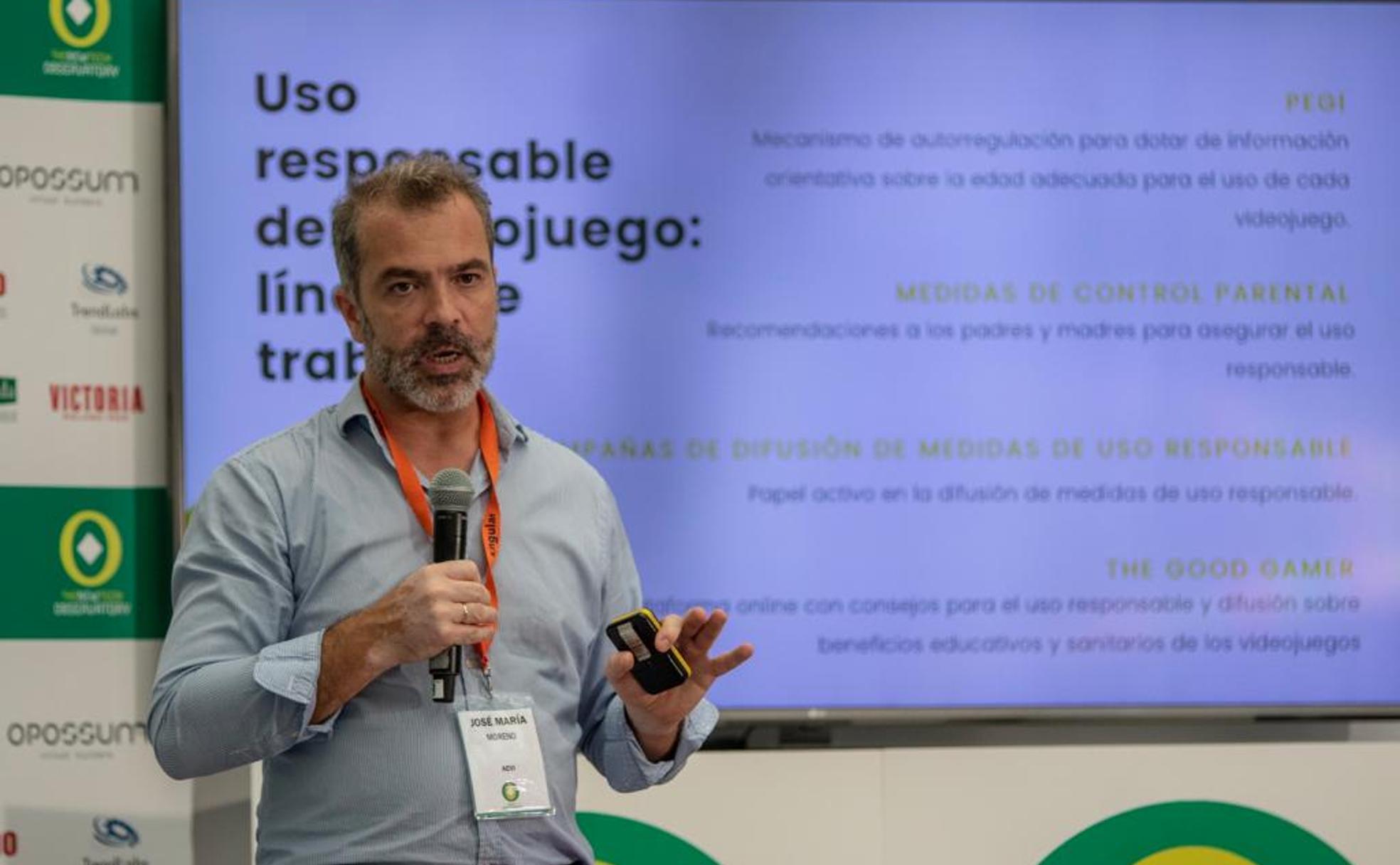 José María Moreno, durante su participación en el III Observatorio de Nuevas Tecnologías de Málaga.
