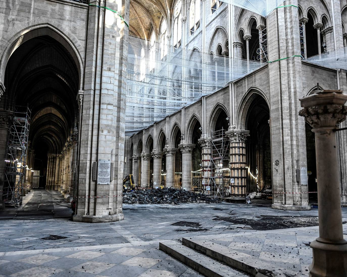 Fotos: La catedral de Notre Dame, tres meses después de su gran incendio