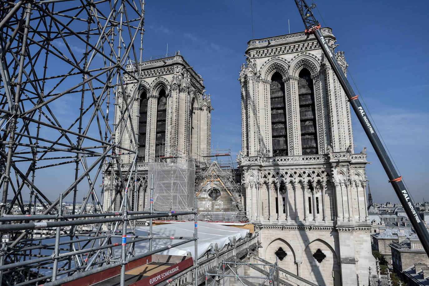 Fotos: La catedral de Notre Dame, tres meses después de su gran incendio