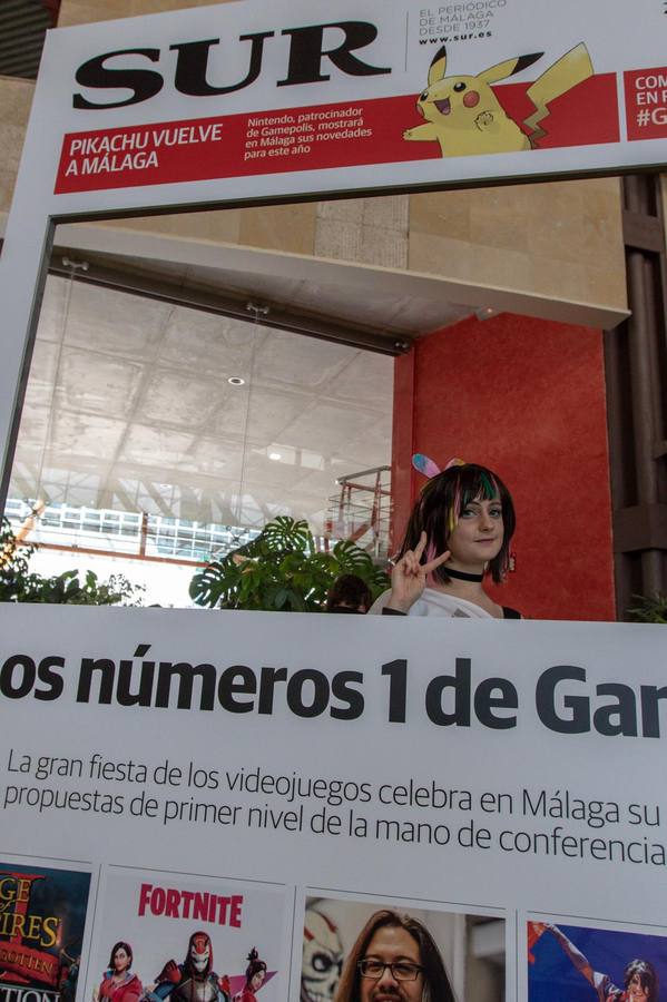Las mejores imágenes de los participantes de Gamepolis en la portada especial de SUR. Imagen de la jornada del sábado