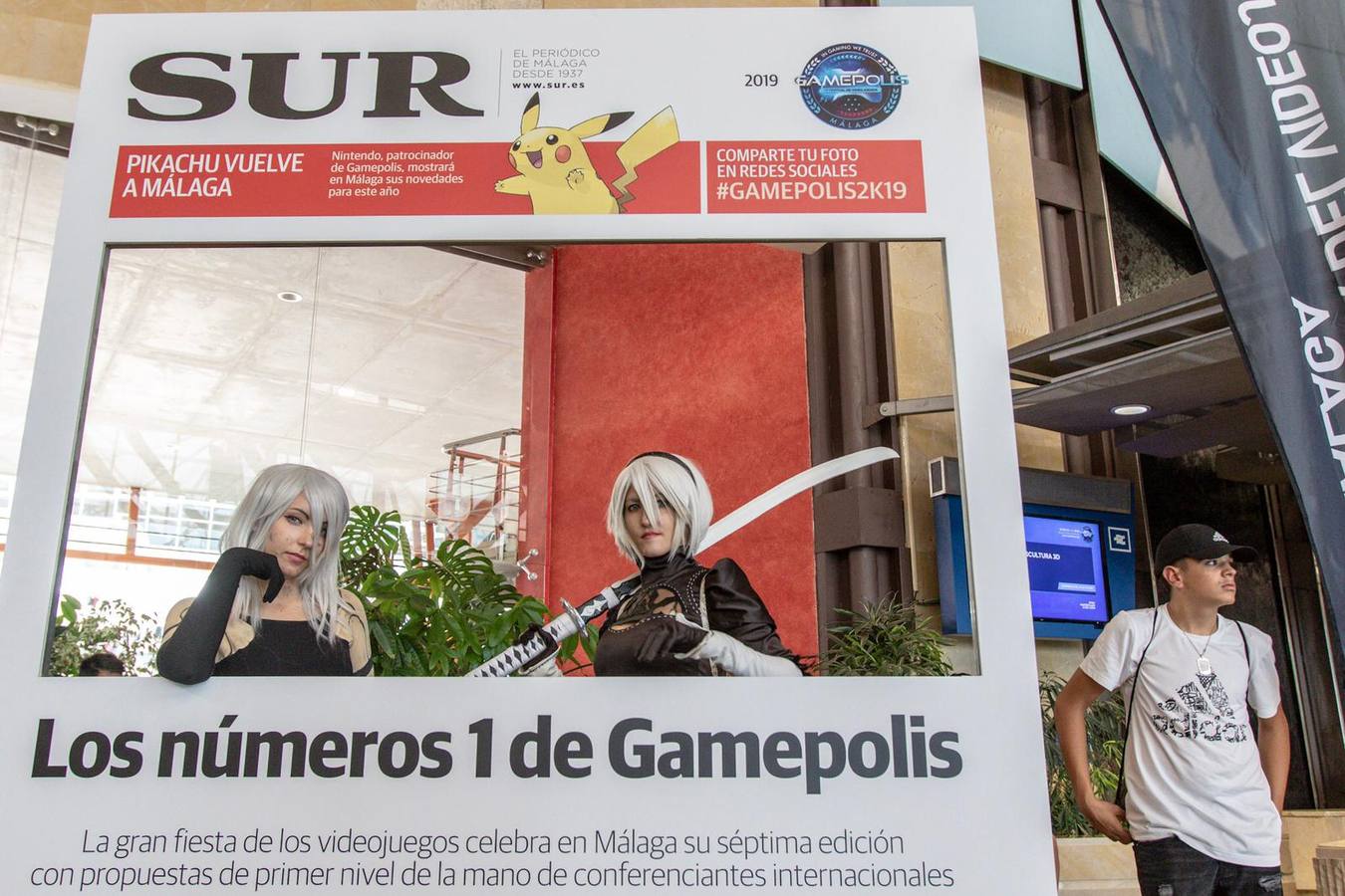 Las mejores imágenes de los participantes de Gamepolis en la portada especial de SUR. Imagen de la jornada del sábado