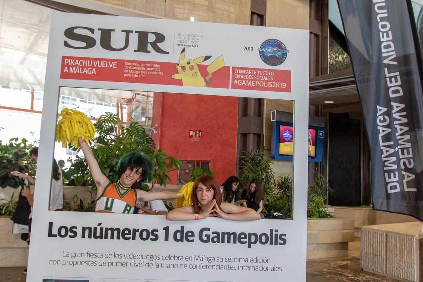 Las mejores imágenes de los participantes de Gamepolis en la portada especial de SUR. Imagen de la jornada del sábado
