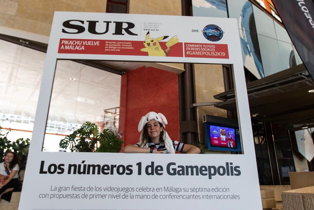 Las mejores imágenes de los participantes de Gamepolis en la portada especial de SUR. Imagen de la jornada del sábado