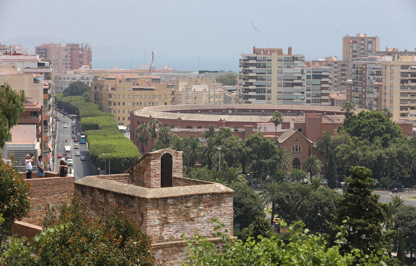 La Alcazaba, que domina la montaña desde la que se divisan todos los puntos cardinales, registró su año récord de visitas en 2018, con un total de 1.194.740 personas, un espectacular 16% más que en 2017