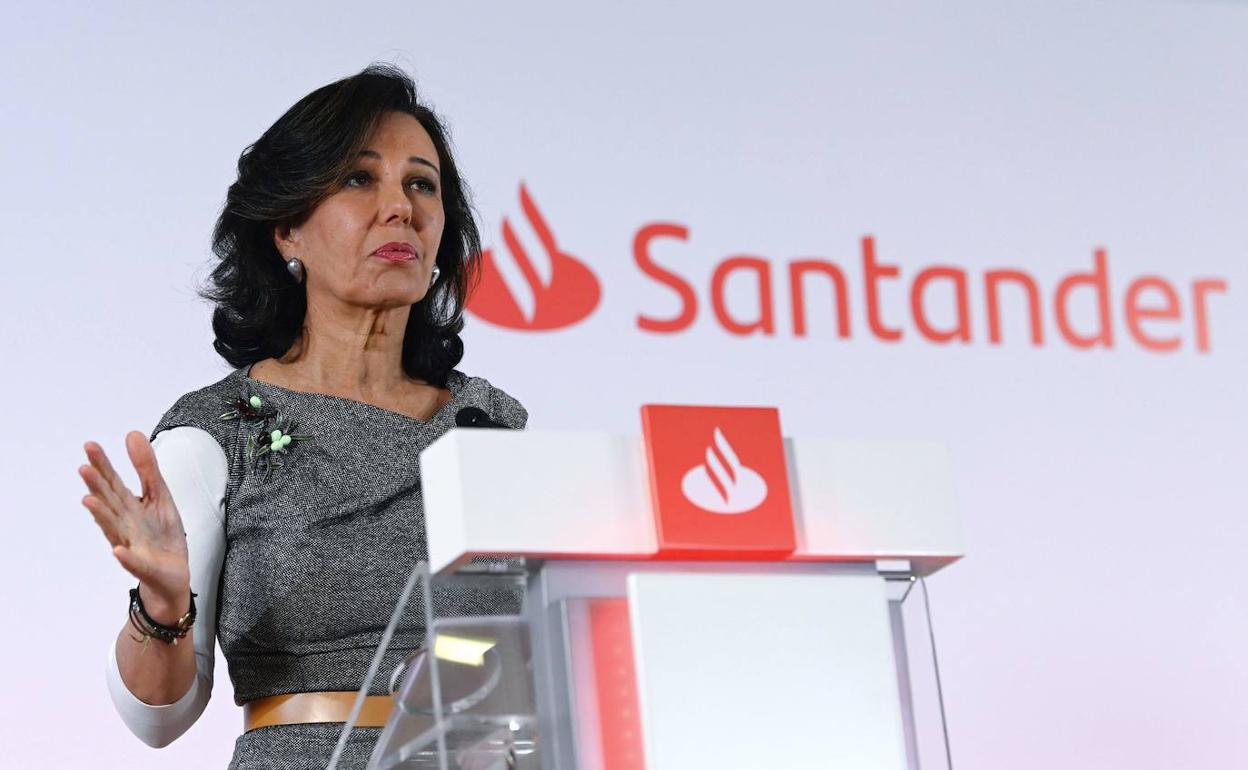Ana Botín, presidenta del Banco Santander.