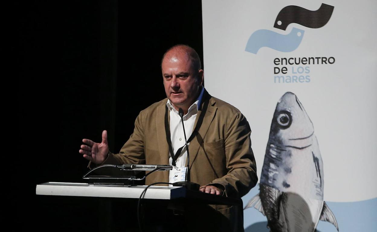 Benjamín Lana durante la presentación del evento. 