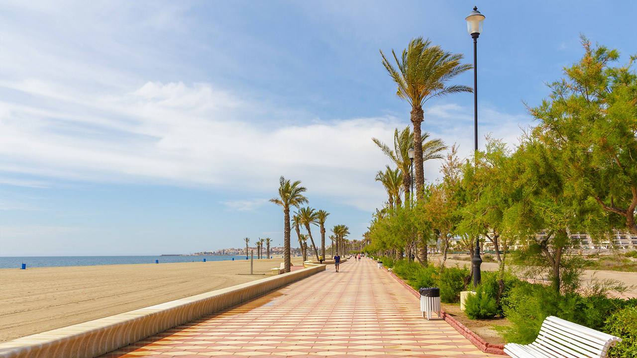 Playa Las Salinas (Roquetas de Mar, Almería)