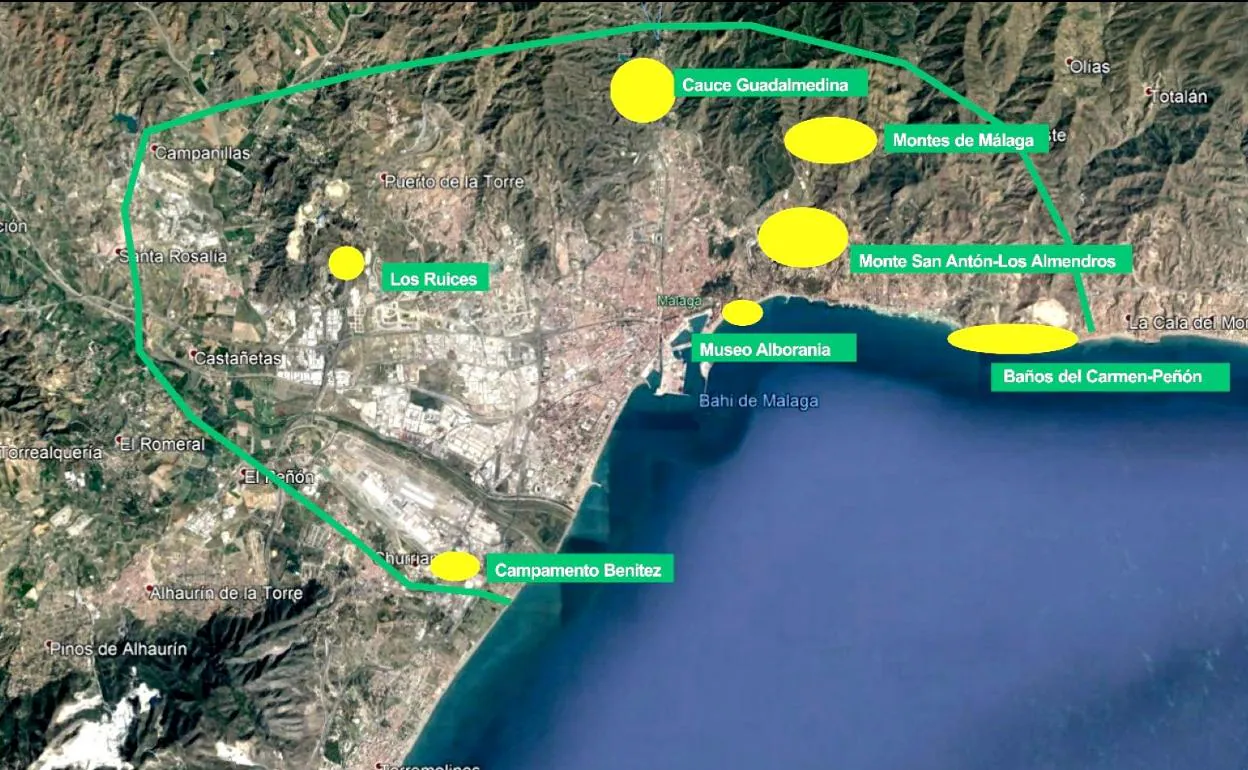 Un cinturón verde para Málaga.