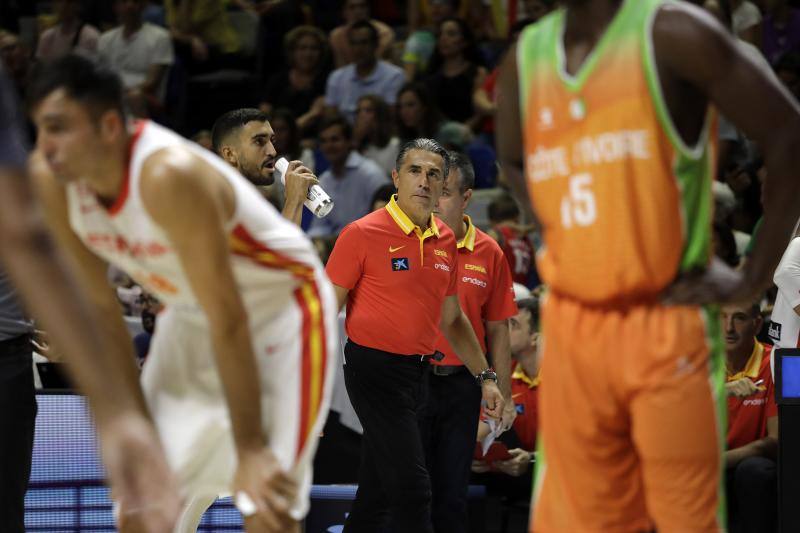 En un partido sin historia ante Costa de Marfil, Jaime Fernández tuvo minutos ante su público y Deon Thompson fue el mejor de la selección africana