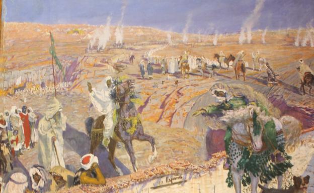 Foto del cuadro 'Los de Igueriben', de Muñoz Degrain