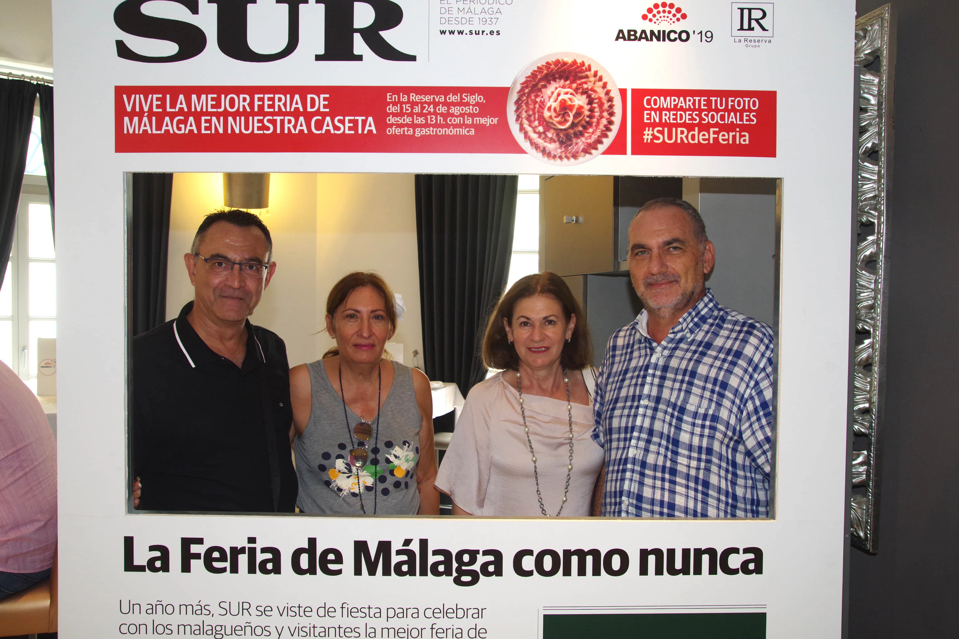 José Luis Escudero, Genoveva Lozano, Paqui García y Pablo Antonio García.