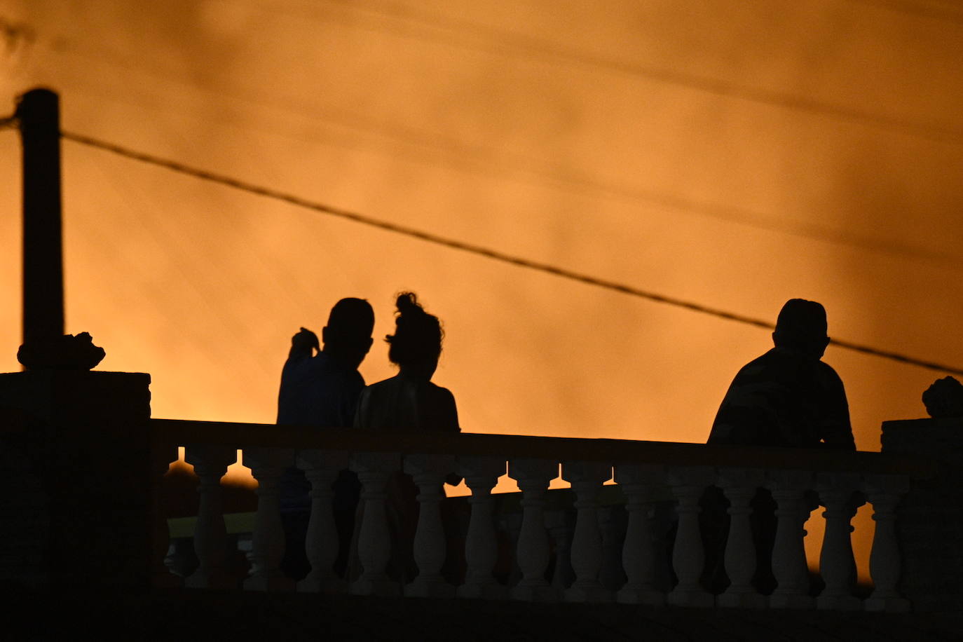 El fuego se originó en la zona conocida como Altos de Marbella. 