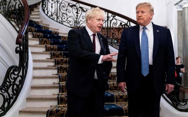 Trump promete a Johnson un acuerdo comercial rápido tras el 'brexit'