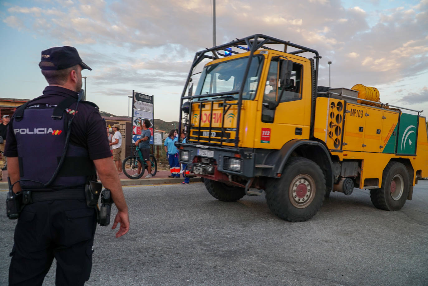 Fotos: El incendio en el paraje Los Monteros de Marbella en imágenes