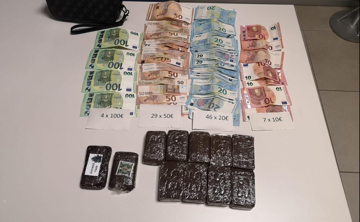 Imagen del material incautado por la Policía Local de Alhaurín el Grande.