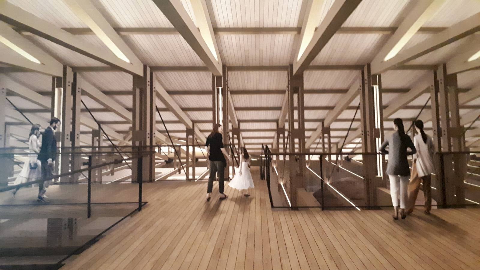 El Obispado ha dado a conocer este viernes el proyecto de cubierta a dos aguas elaborado para la Catedral por el arquitecto Juan Manuel Sánchez La Chica y su socio Adolfo de la Torre Prieto. La actuación sigue el esquema del tejado a dos aguas que dejó dibujado Ventura Rodríguez en el siglo XVIII. Esta cubierta permite mantener la visita turística tanto por su interior como por su exterior y se ha analizado al detalle el sistema de evacuación de aguas