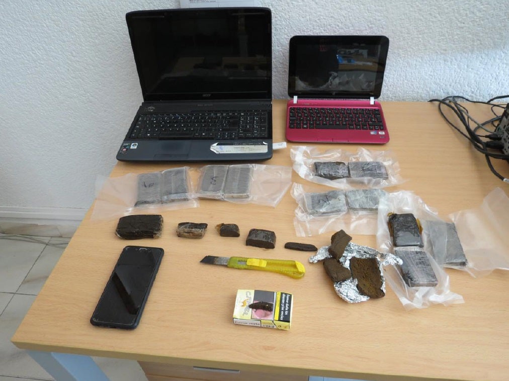 Artículos intervenidos por la Policía Nacional 