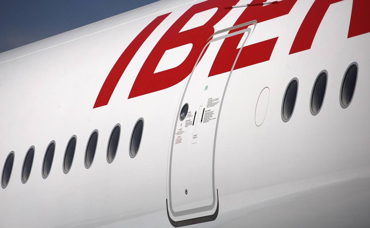 Imagen de archivo de un avión de Iberia. 