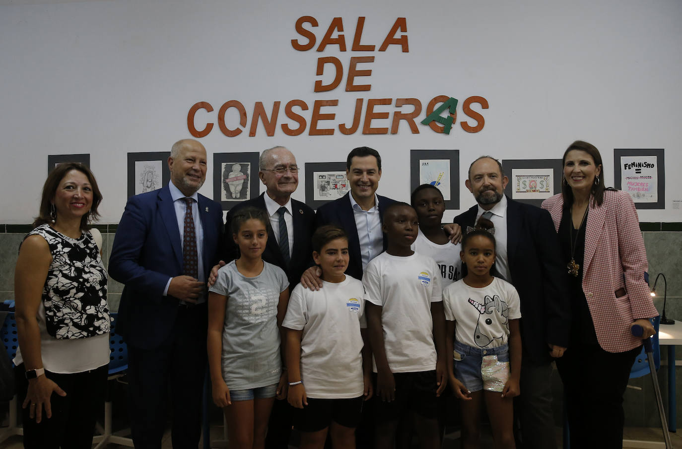 El presidente ha acudido al Manuel Altolaguirre, un centro de educación compensatorio y difícil desempeño, con 254 alumnos de diez nacionalidades. 