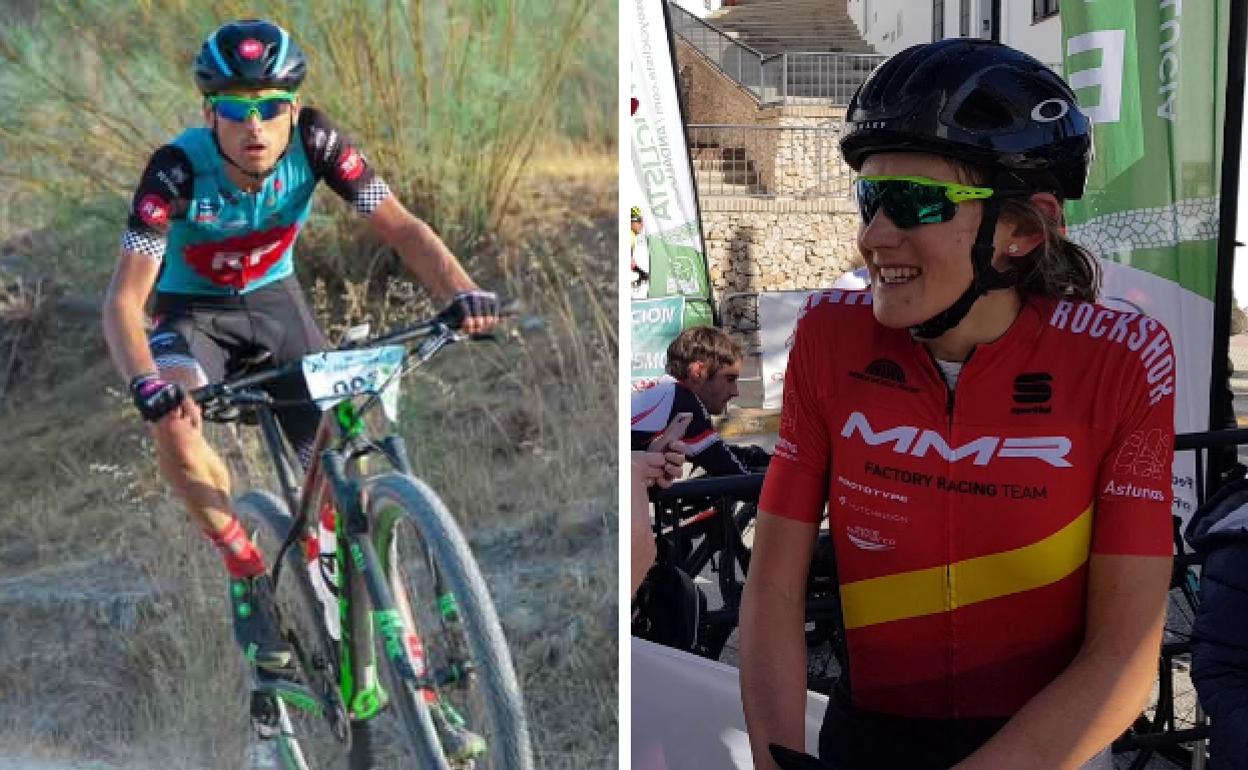 Los malagueños Pablo Guerrero y Natalia Fischer estarán en el Mundial de bicicleta de montaña. 