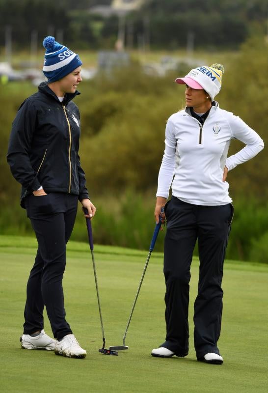 La malagueña y Carlota Ciganda contribuyeron de buena forma al triunfo de Europa