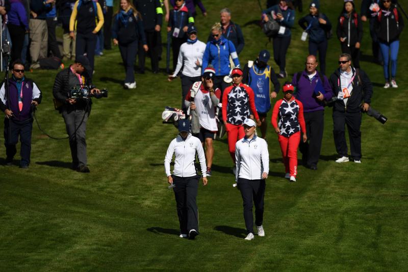 La malagueña y Carlota Ciganda contribuyeron de buena forma al triunfo de Europa