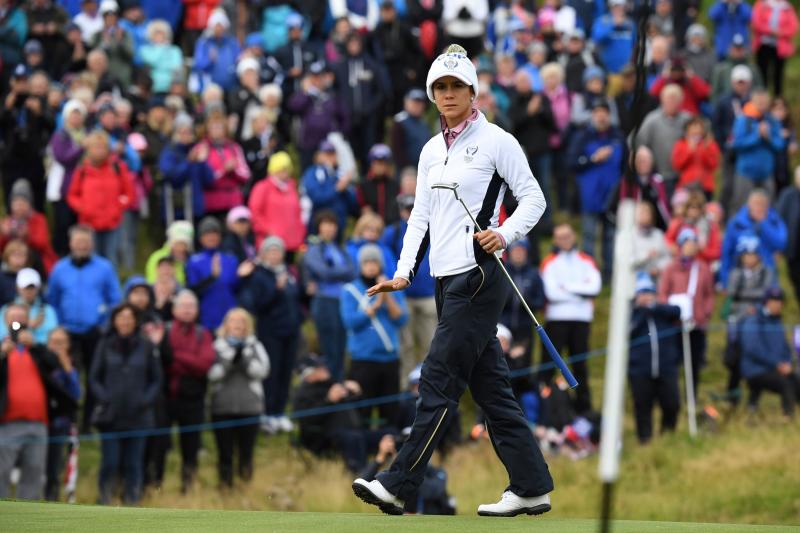 La malagueña y Carlota Ciganda contribuyeron de buena forma al triunfo de Europa