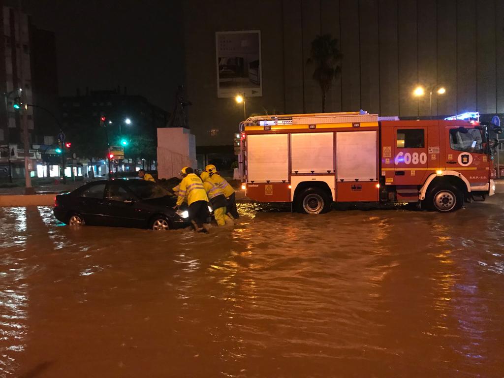 En la capital lo peor se vivió de madrugada.